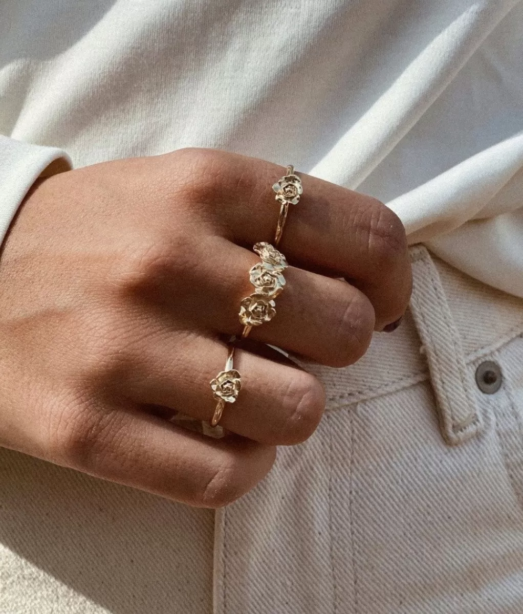 Lou Yetu Bague Rosa New