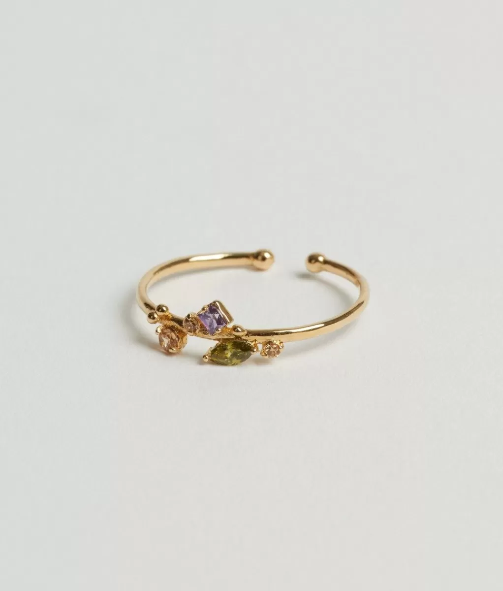 Lou Yetu Bague Sally Zircon Mix Flash Sale